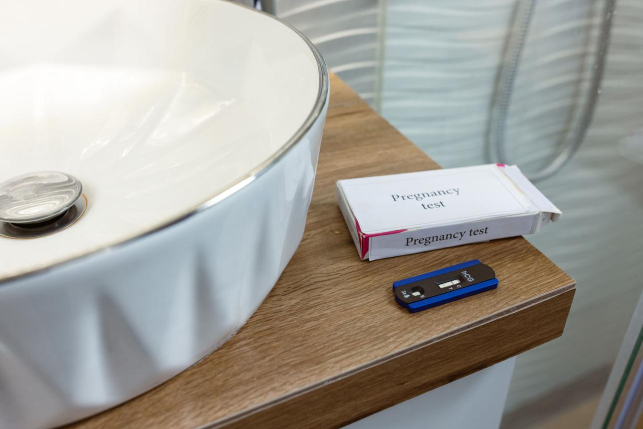 Positive pregnancy test